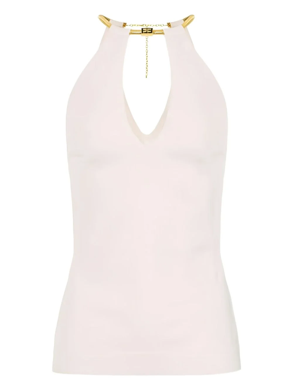 halterneck knitted top - 1