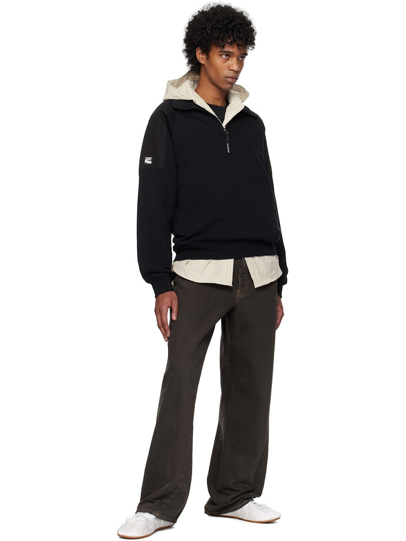 Kijun Black Half Zip-Up Sweatshirt outlook