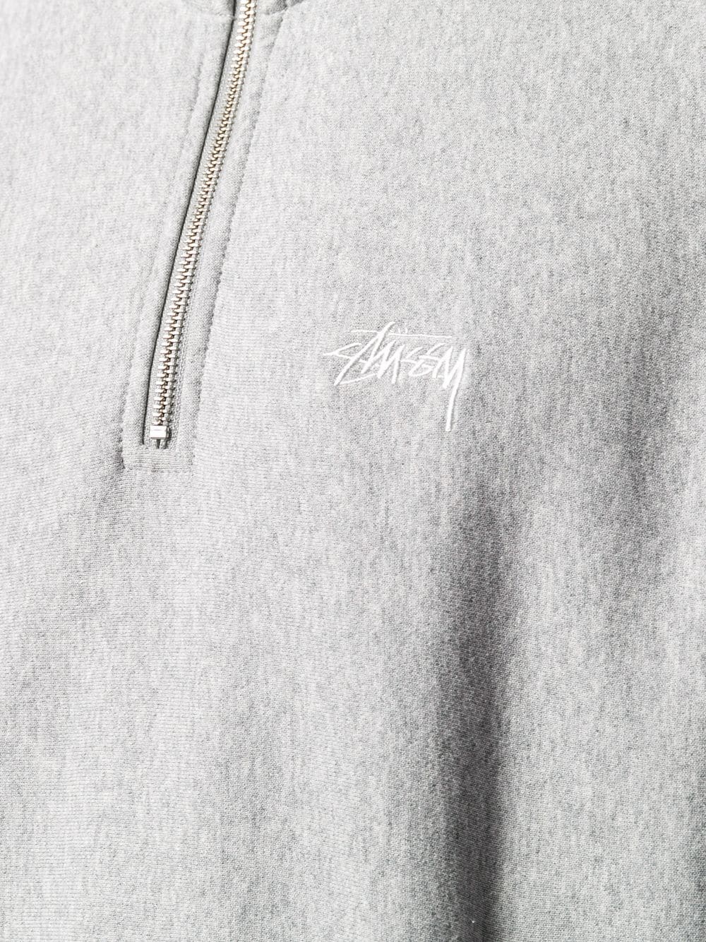 zipped logo sweatshirt  - 5