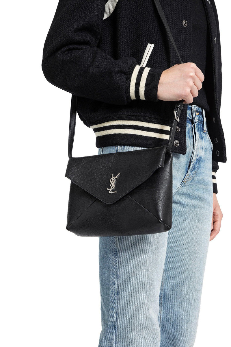 SAINT LAURENT Cassandre Envelope Messenger Bag In Lambskin outlook