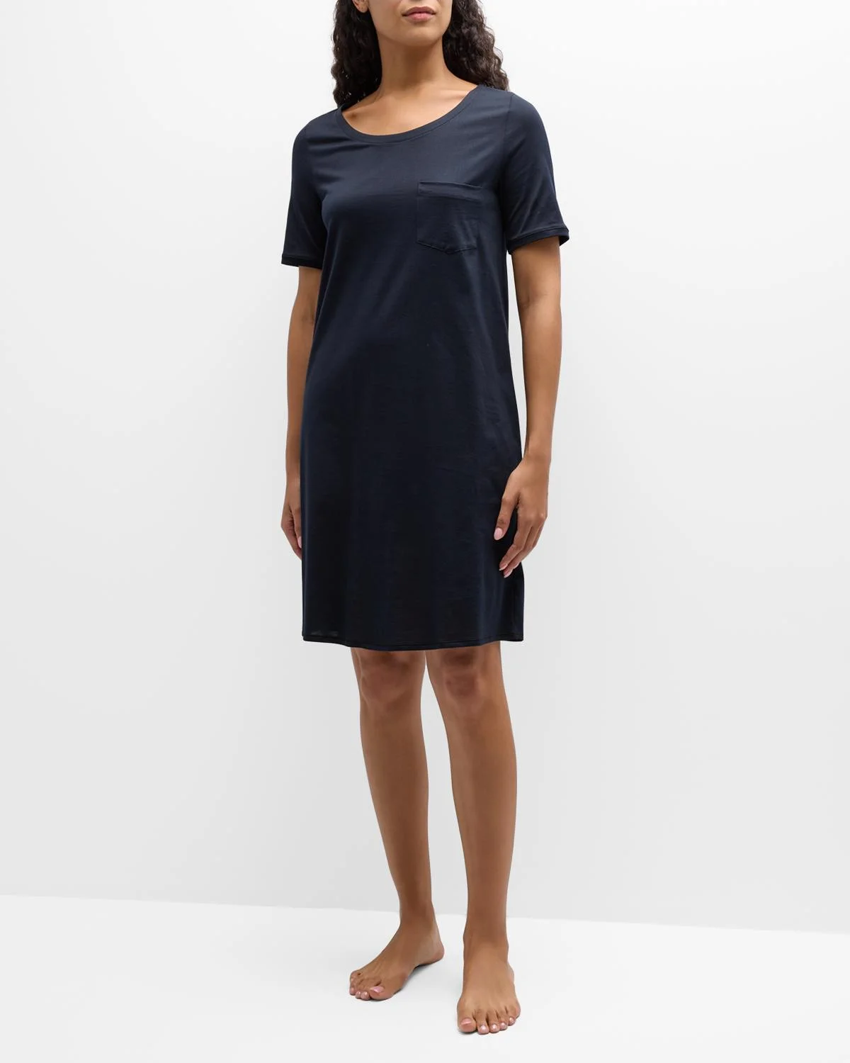 Cotton Deluxe Short-Sleeve Big Sleepshirt - 1