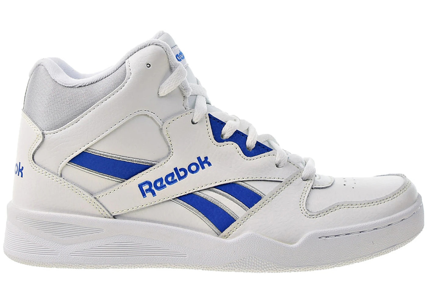 Reebok Royal BB4500 Hi White Blue Grey - 1