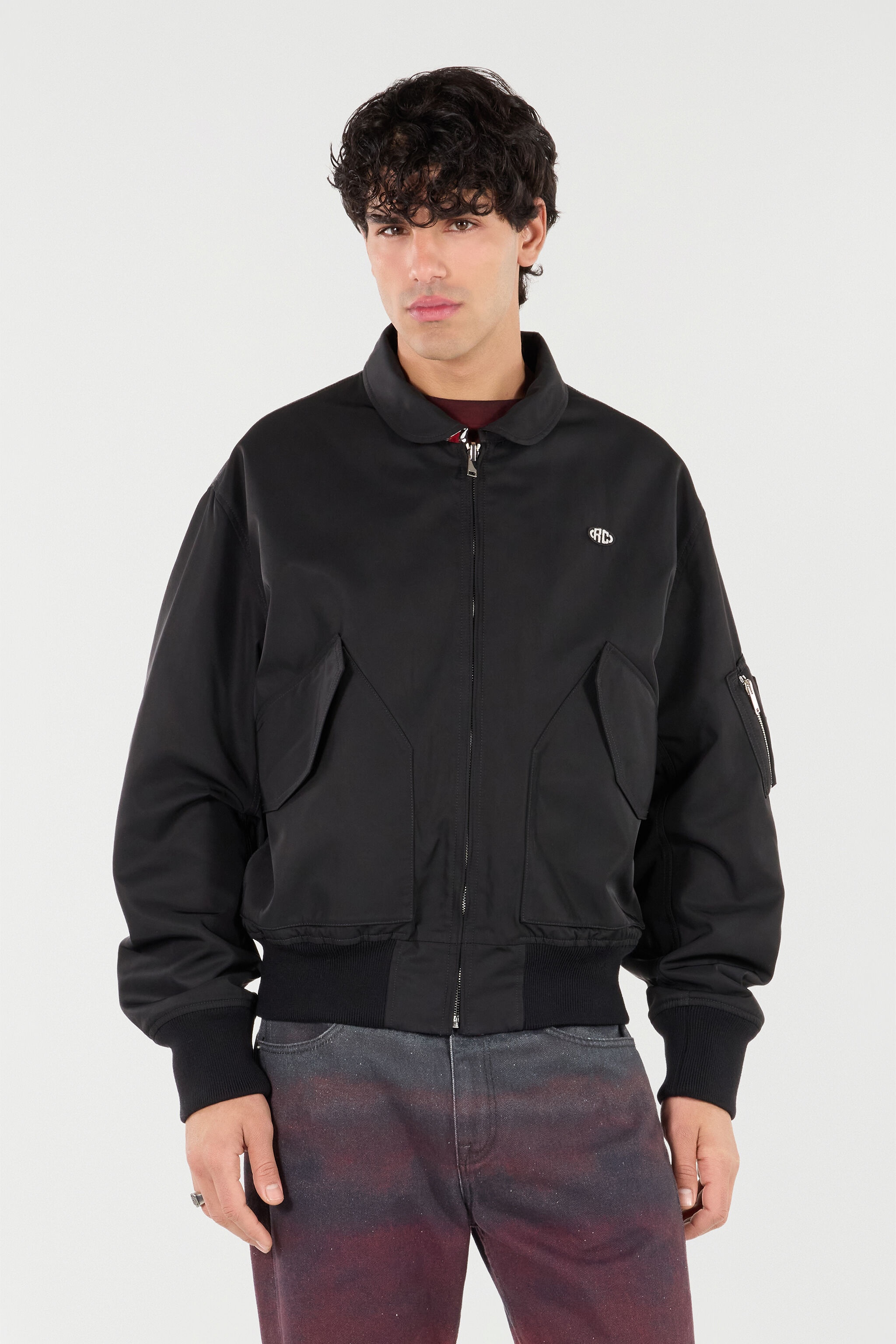 Reversible Bomber Jacket With Dragon - 4
