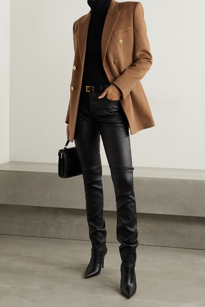 SAINT LAURENT Wool and cashmere-blend blazer outlook