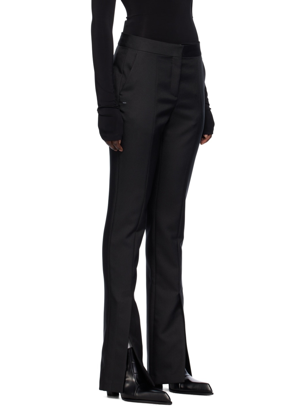 Black Corporate Tech Trousers - 2