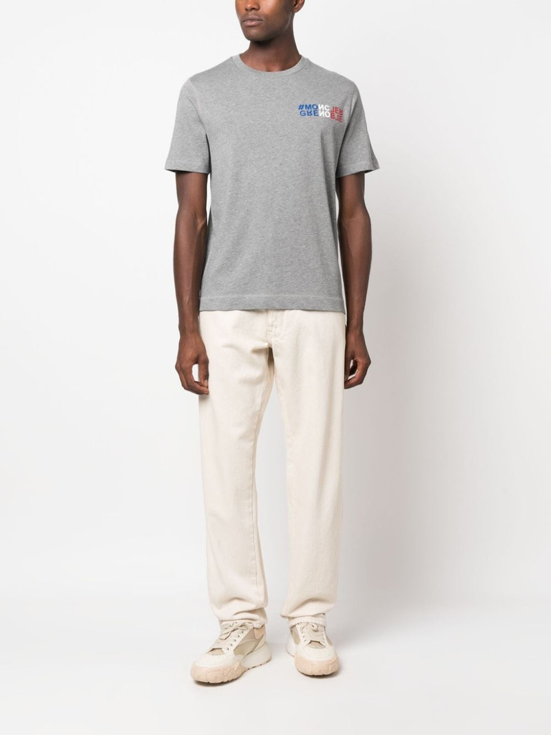 Moncler Grenoble Mountain logo-print cotton T-Shirt outlook