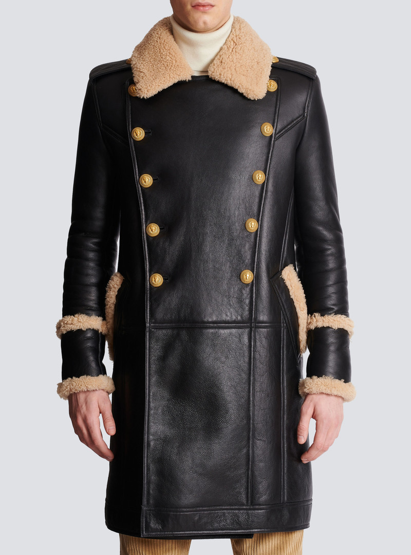 Long sheepskin coat 5