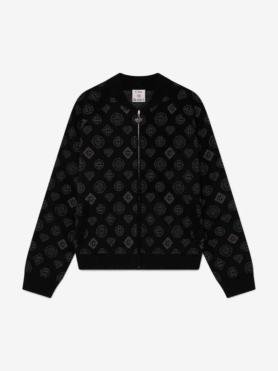 Casablanca Bomber Knit Jacket - 1