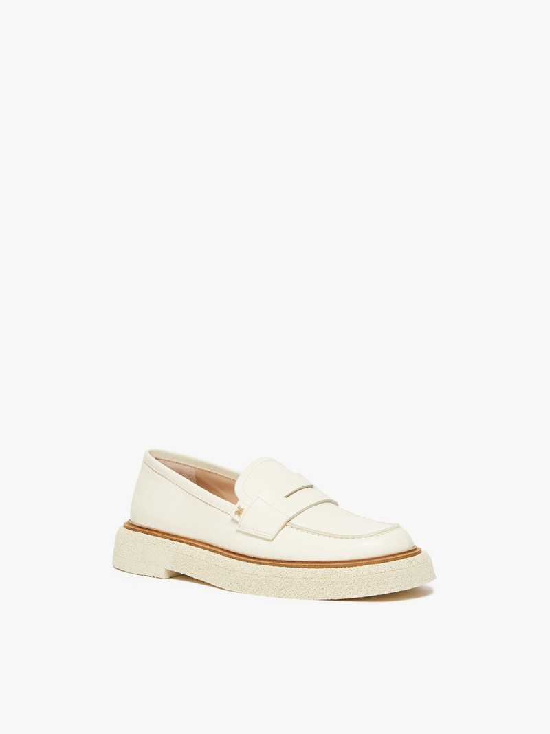 Max Mara ROUGHLOAFER Leather loafers outlook
