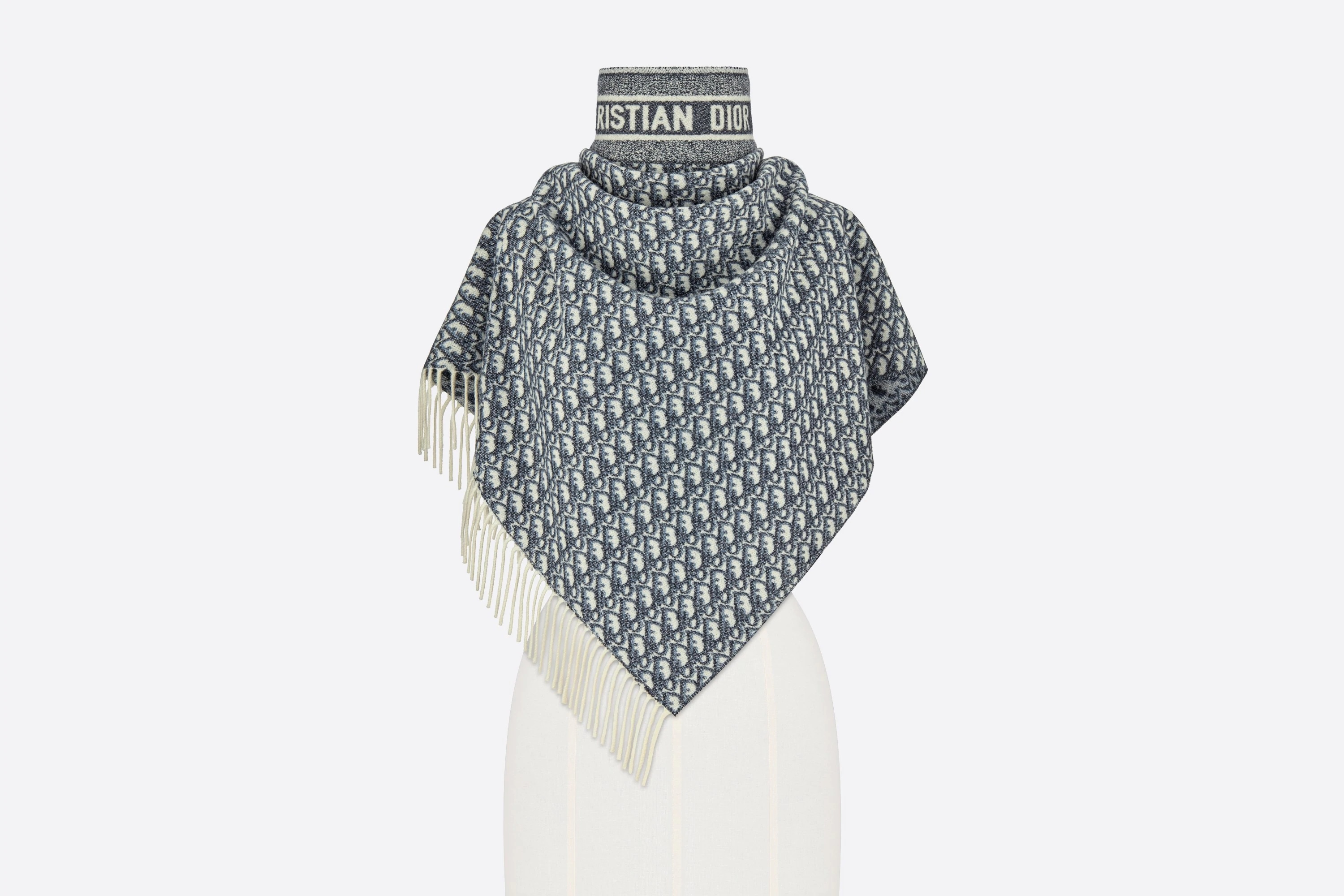 Dior Oblique Triangle Shawl - 5