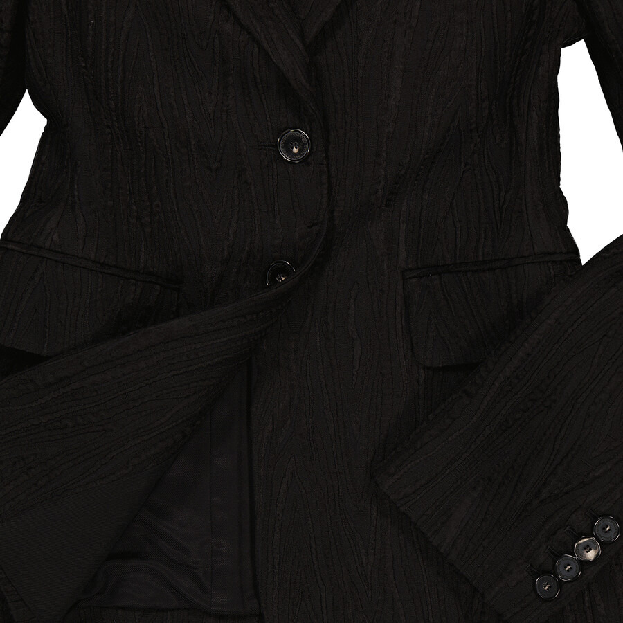 Stella Mccartney Tree Bark Jacquard Single-Breasted Blazer - 7