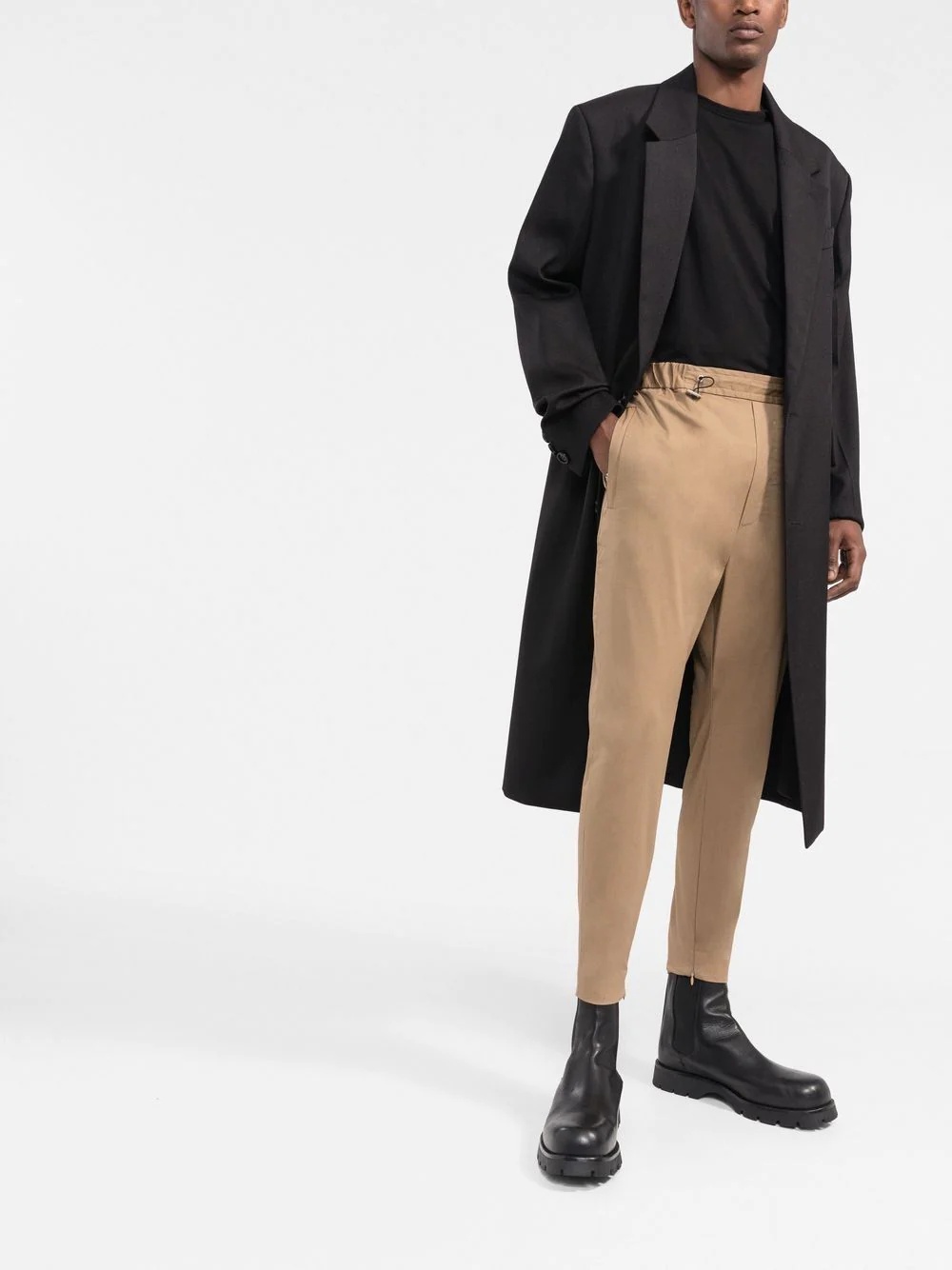 tapered leg chinos - 2