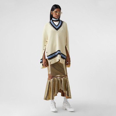 Burberry Ring-pierced Mirrored Jersey Skirt outlook