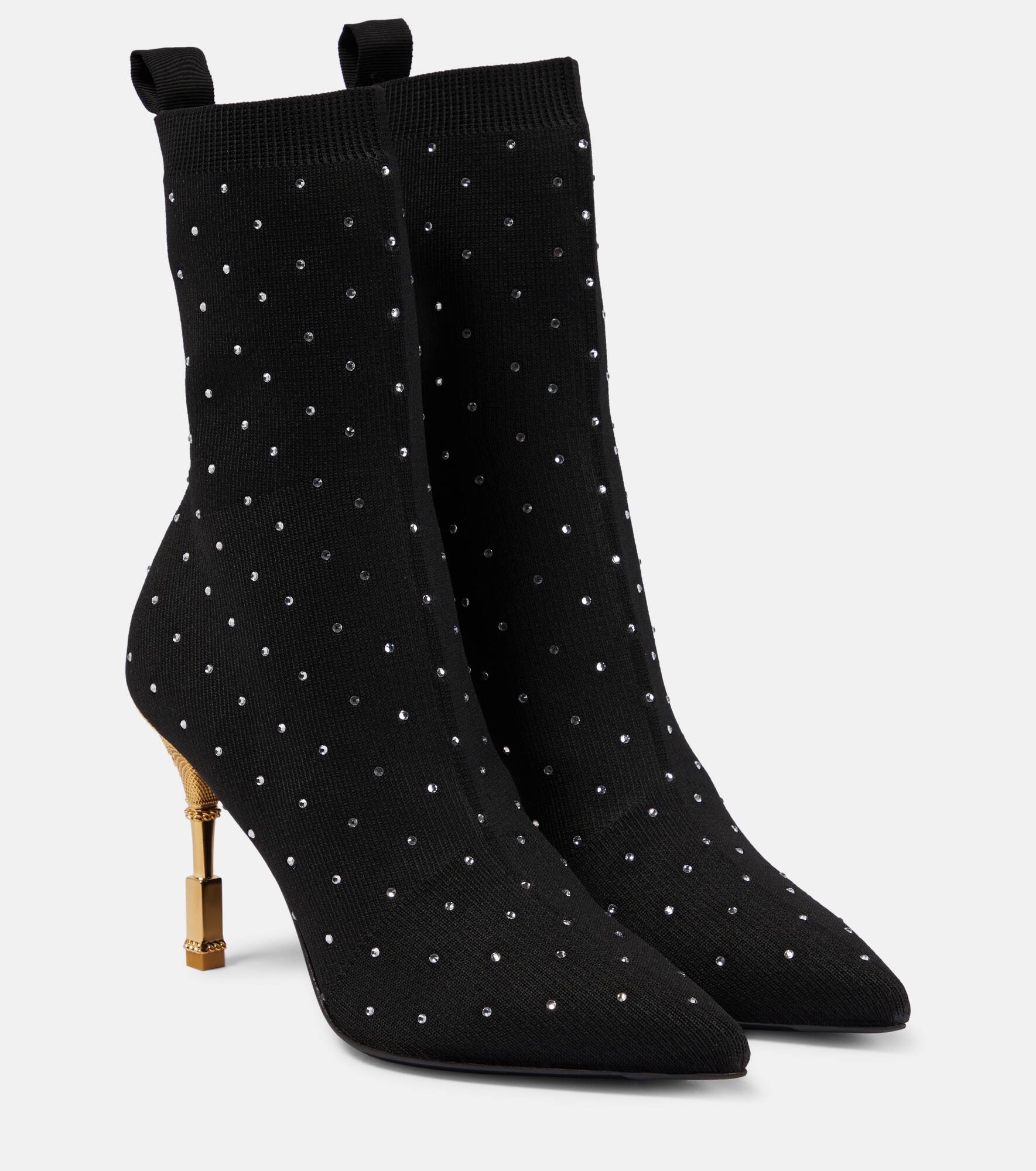Moneta embellished ankle boots - 1