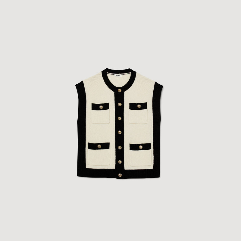 LOOSE SLEEVELESS COATIGAN 1