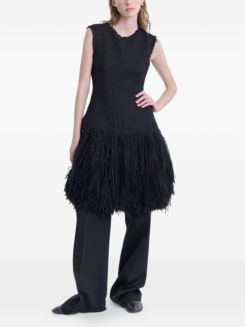 FFORME Talia fringe-detail midi dress outlook