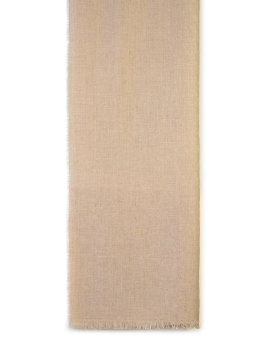 Max Mara MAX MARA 'MAGIC' BEIGE WOOL SCARF - 2