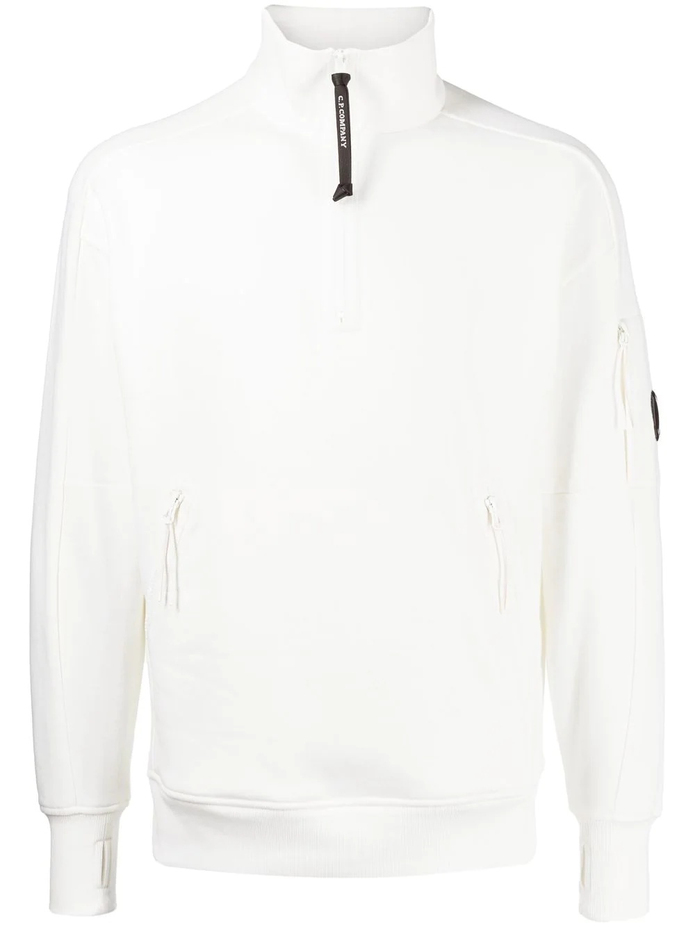 zip-fastening sweatshirt - 1