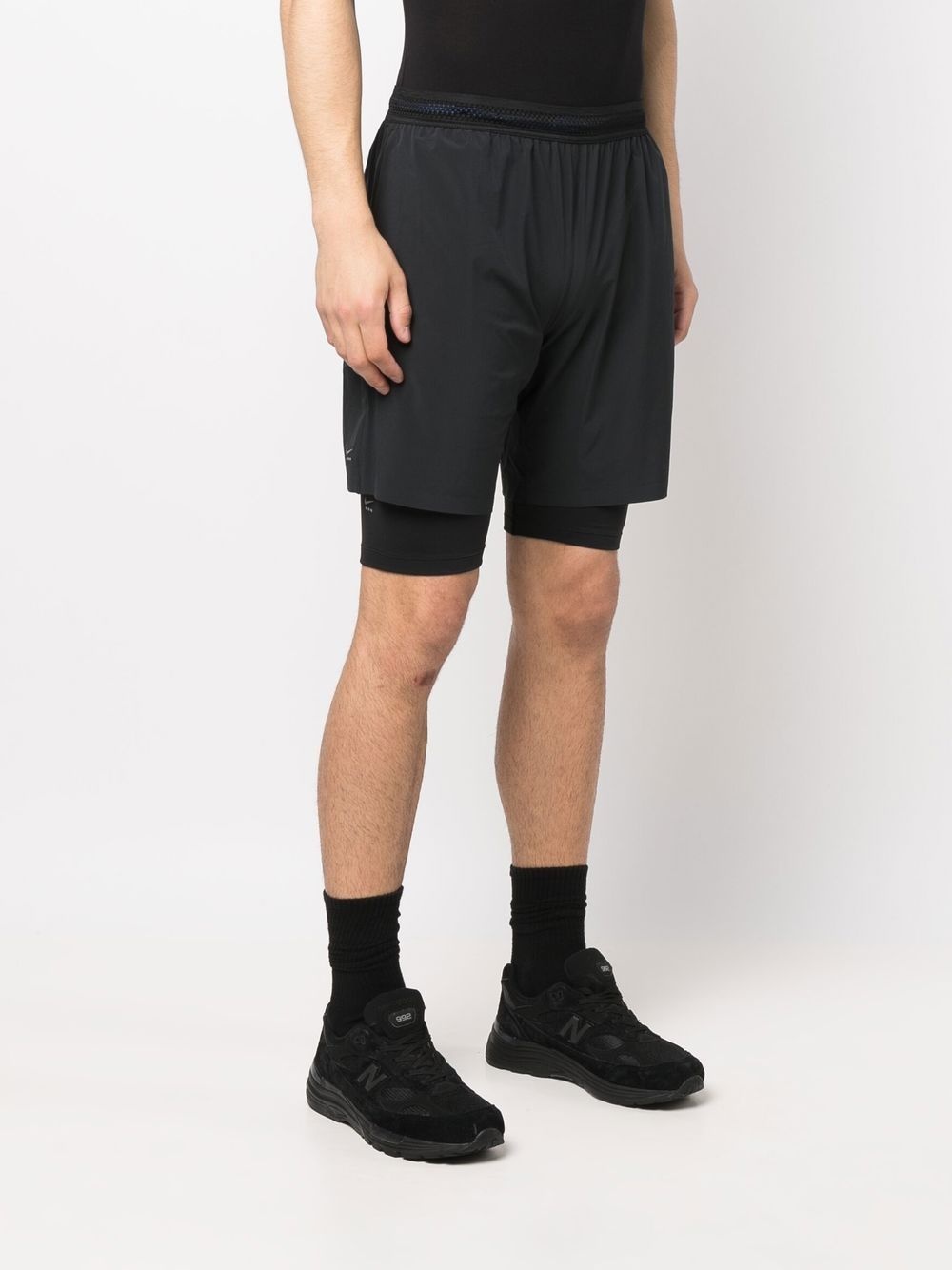 Solid Color Belt Straight Shorts "MMW - Black" - 3