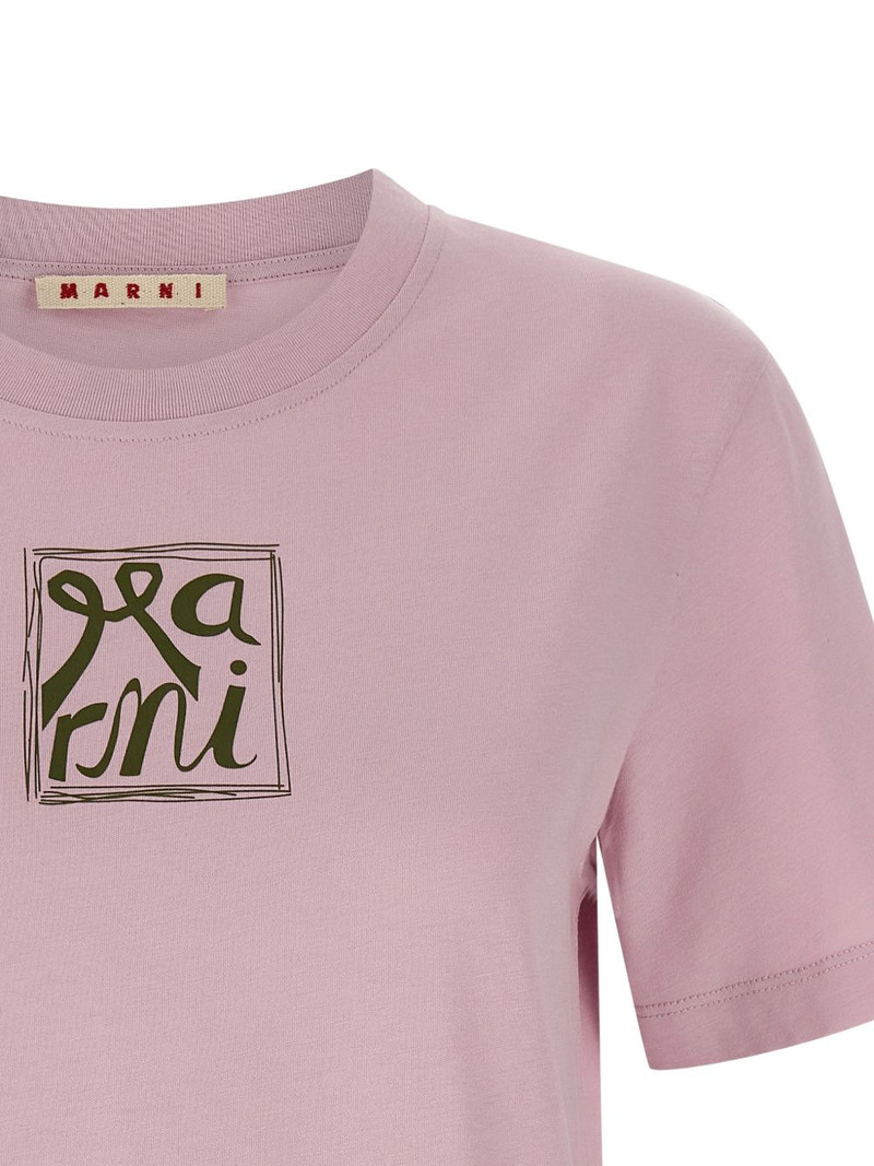 logo-print crew neck T-shirt 3
