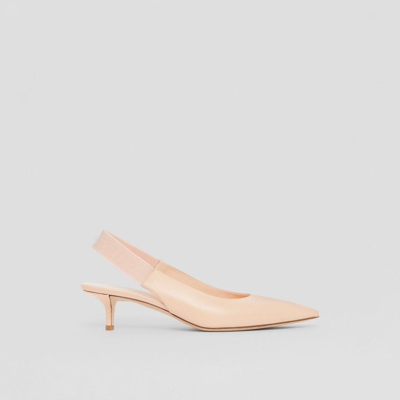 Leather Slingback Pumps 1