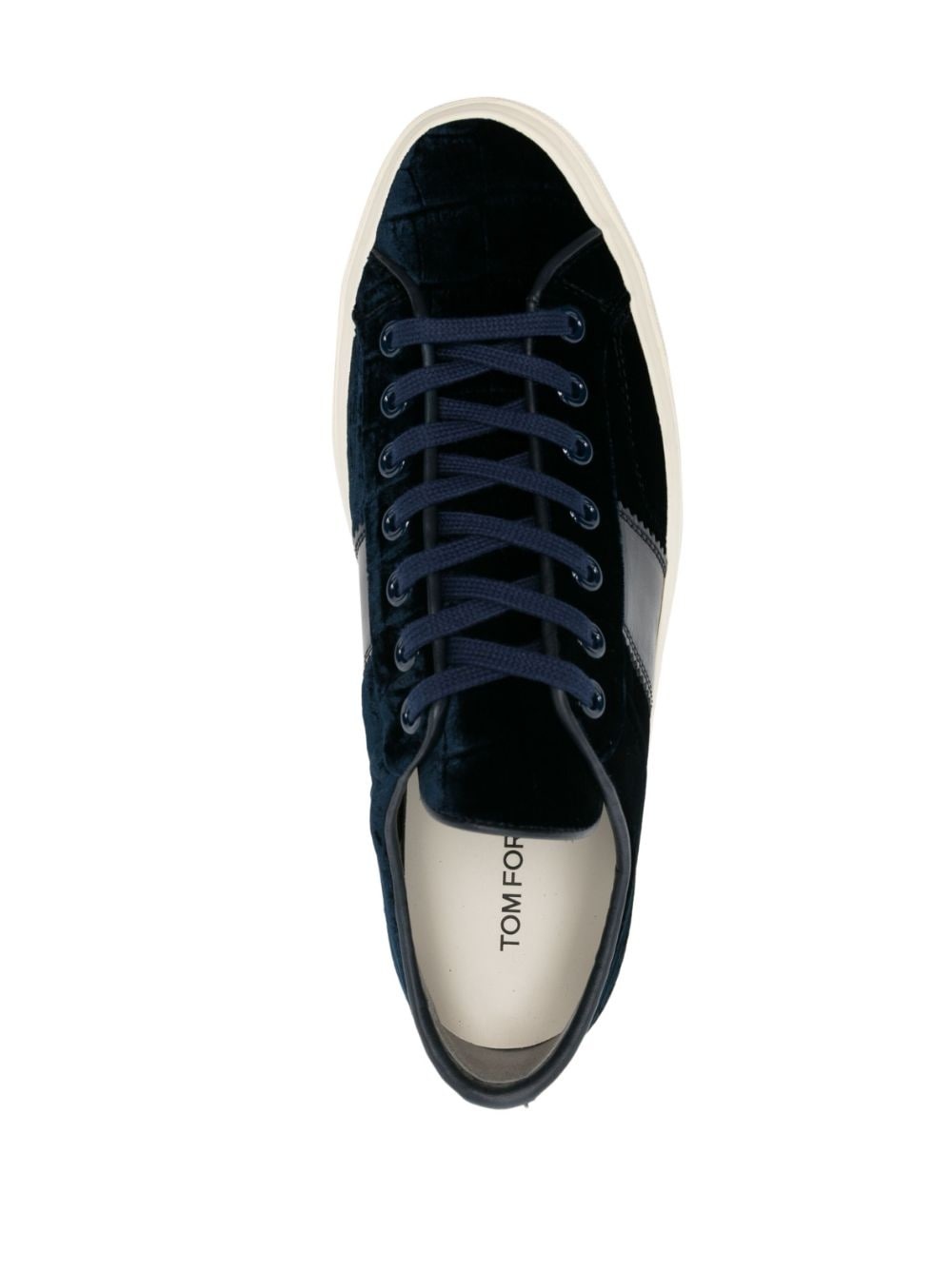 Cambridge crocodile-effect leather sneakers - 4