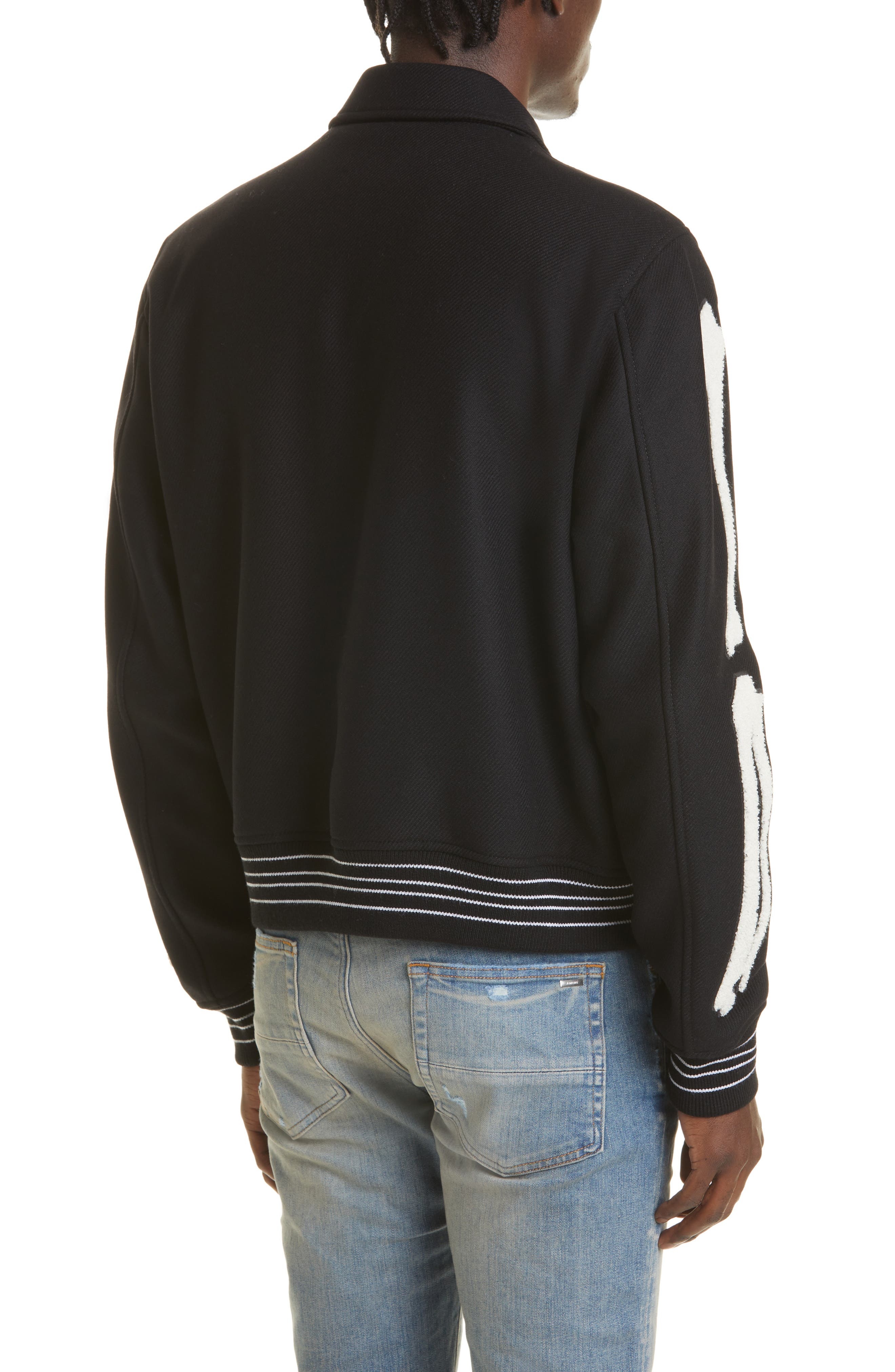 Bones Wool Varsity Jacket - 3