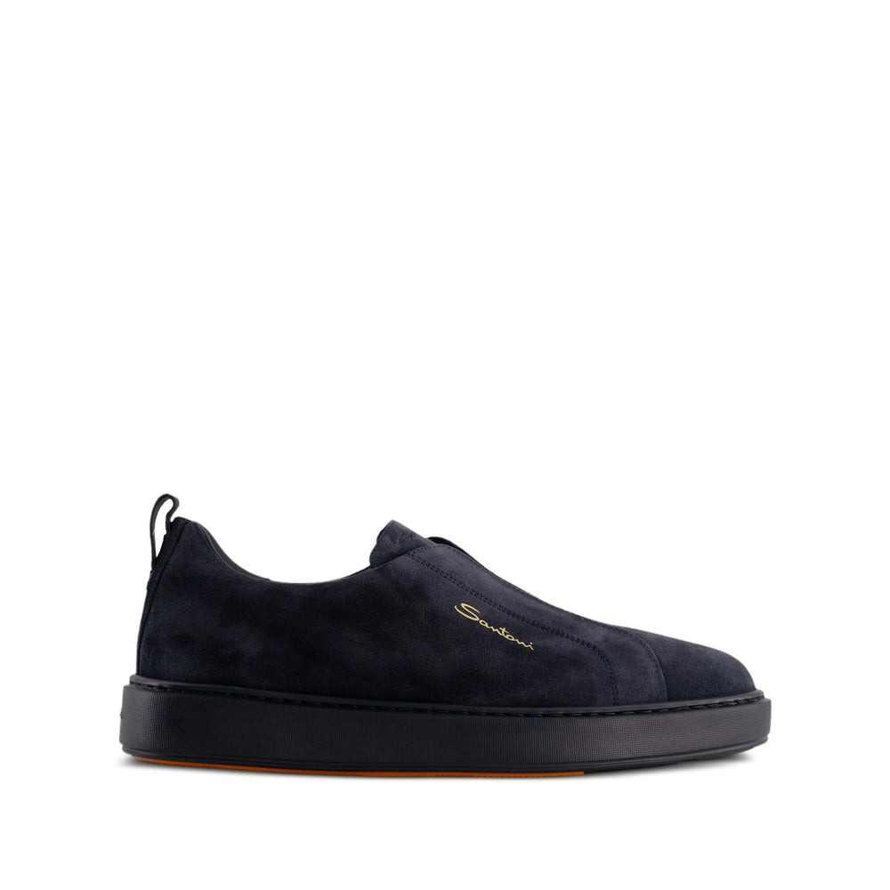 Santoni Blue Loafers Men - 1