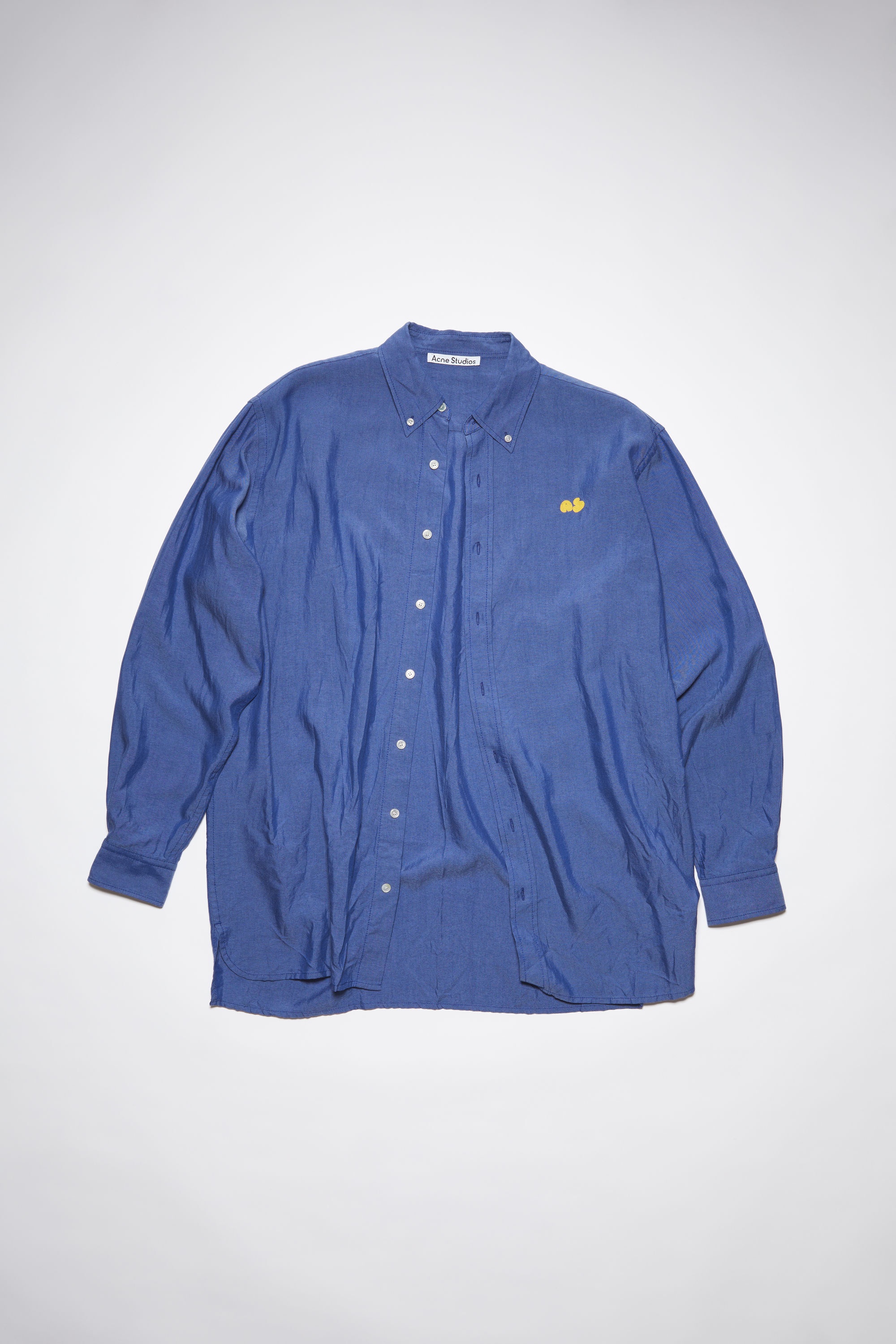 Button-up shirt - Dusty blue - 6