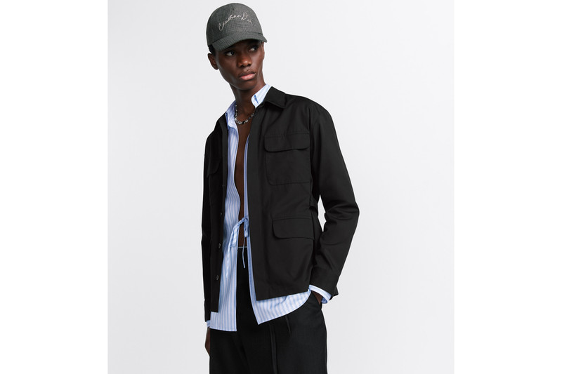 Christian Dior Couture Embroidered Shirt with Rear Belt 2