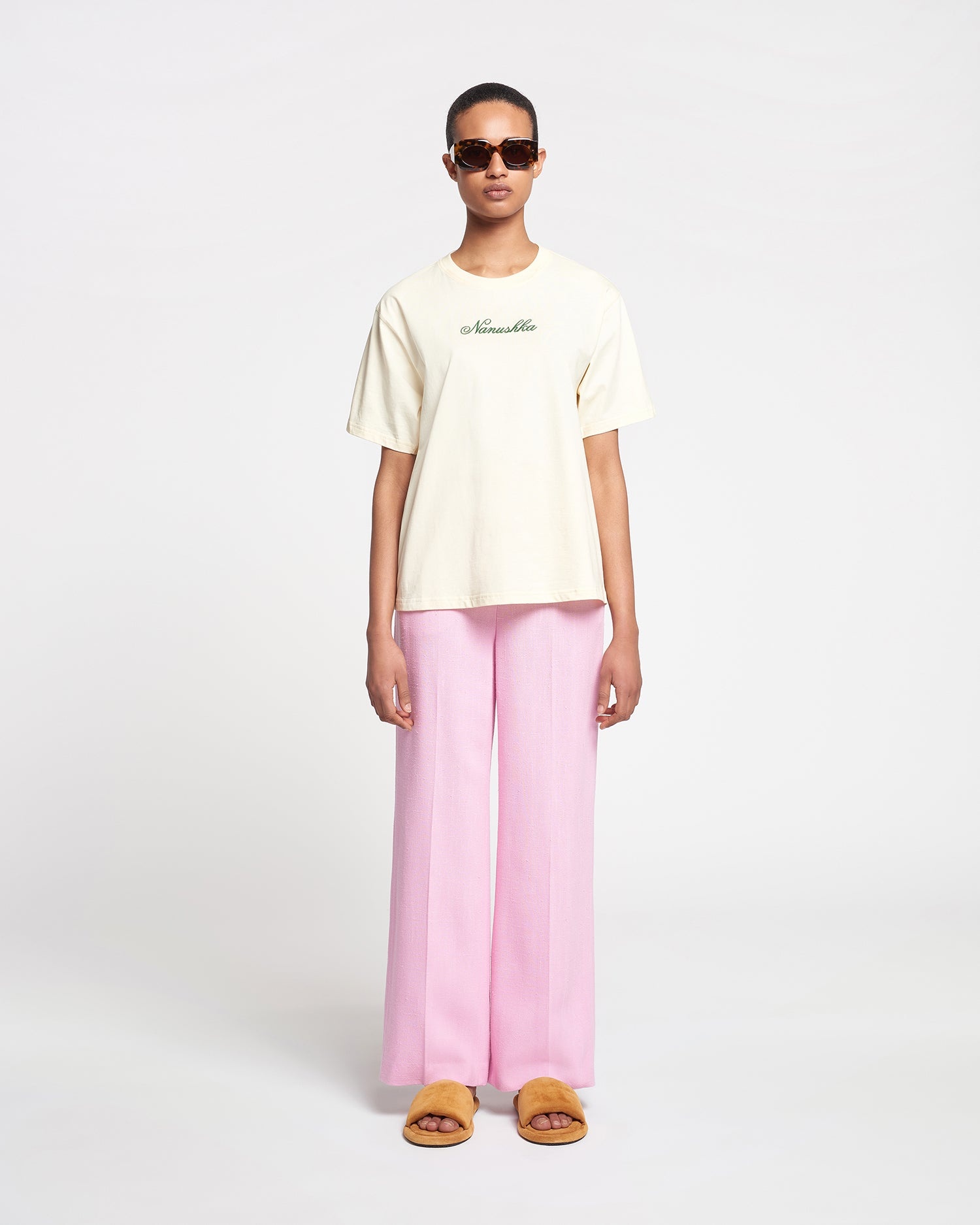 Nanushka Reece cotton T-shirt | farfetch | REVERSIBLE