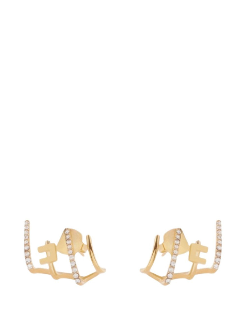 ELISABETTA FRANCHI rhinestone-embellishment earrings outlook
