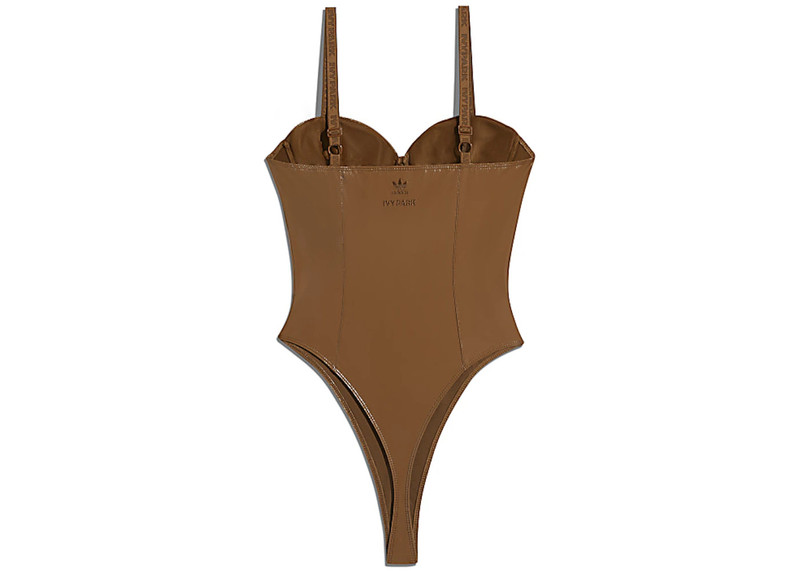 adidas adidas Ivy Park Latex Bodysuit Wild Brown outlook