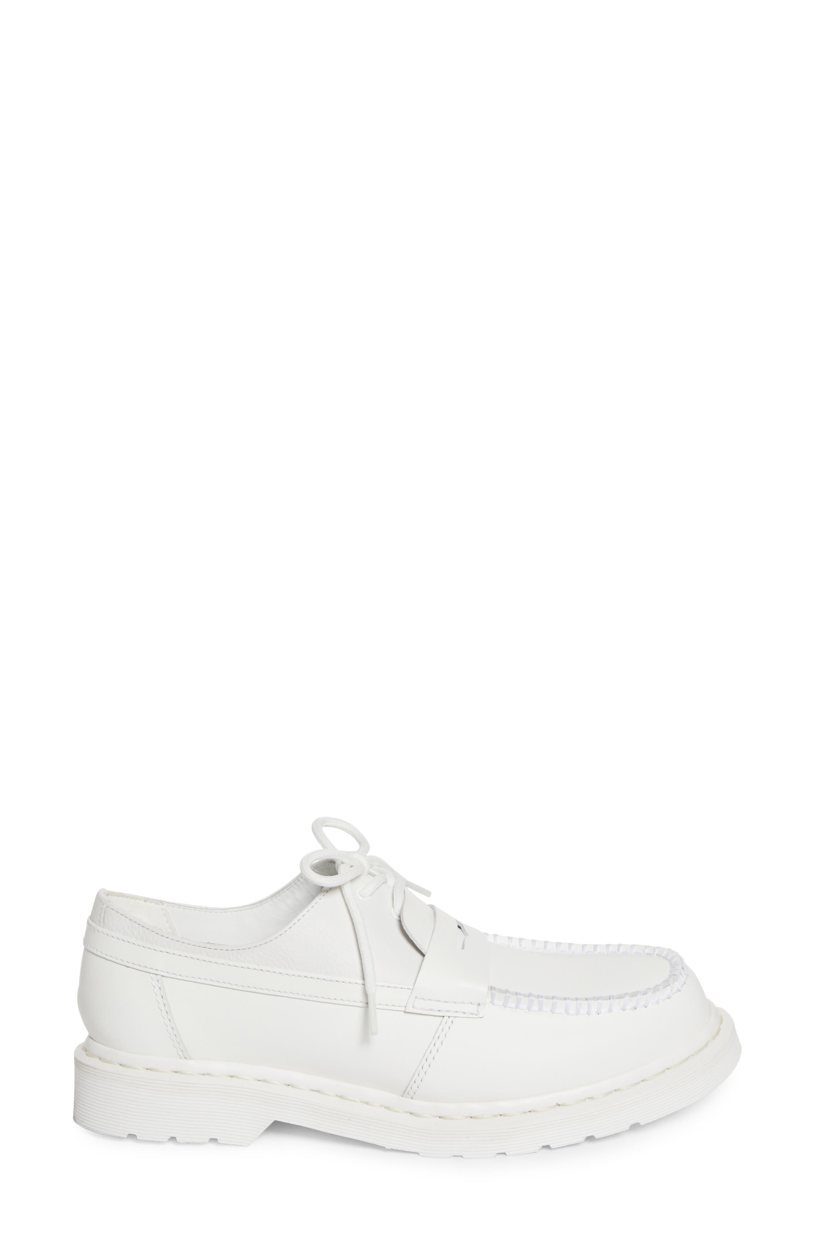MM6 Maison Margiela x Dr. Martens 1461 Penton Hybrid Shoe in Vintage Smooth/White Virginia at Nordst - 3