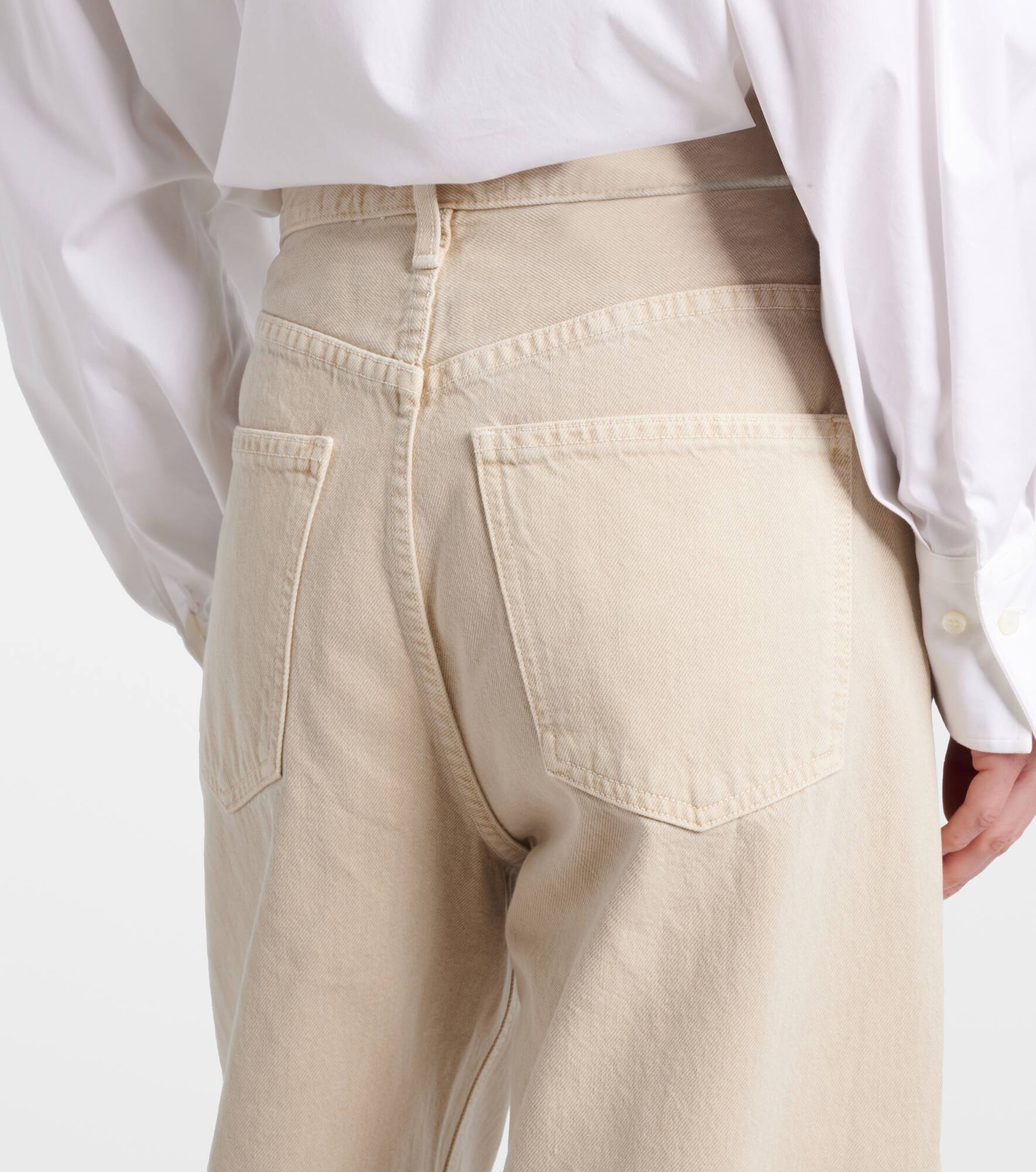 Low Curve mid-rise barrel-leg jeans - 6