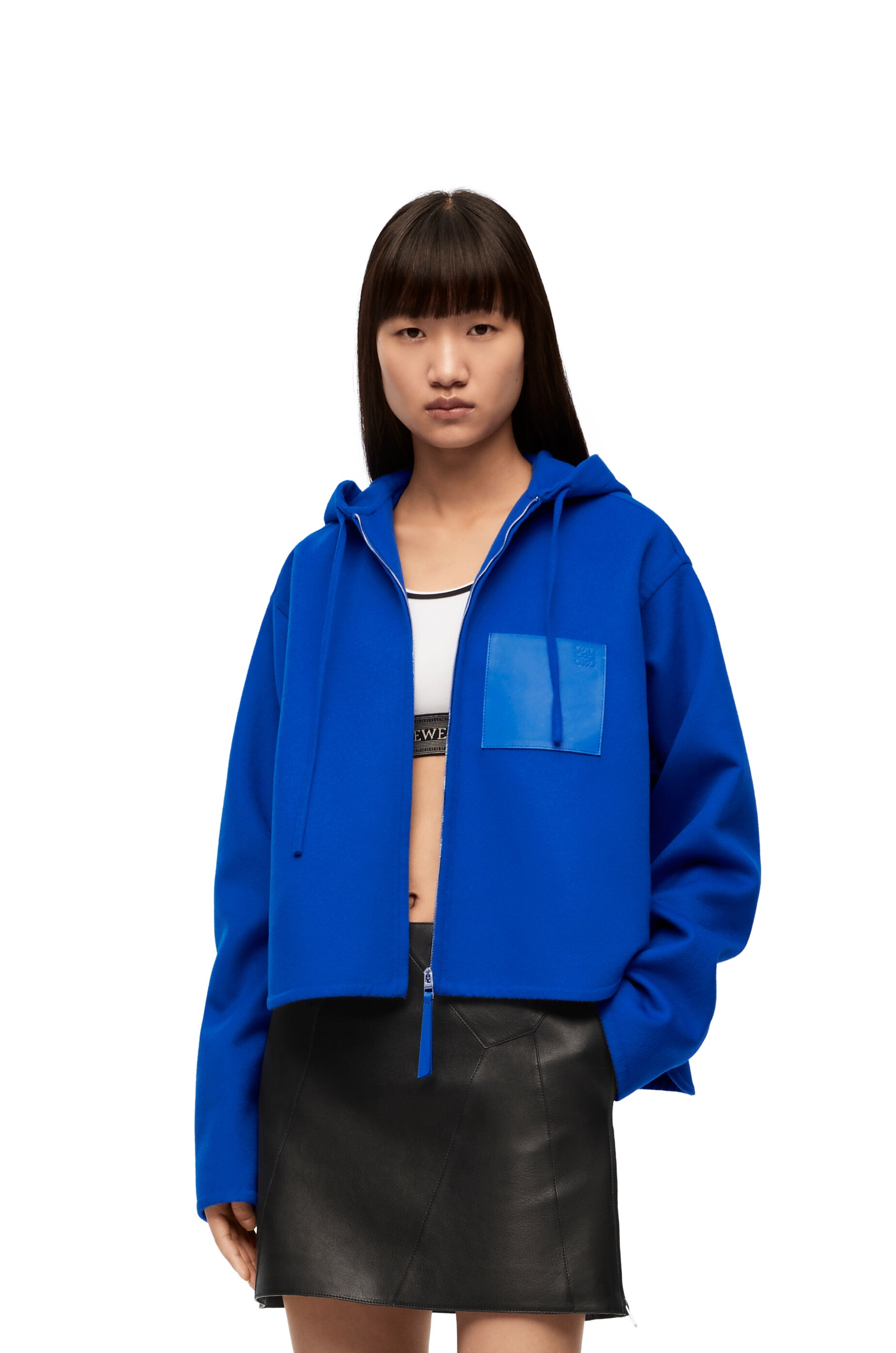 Hooded jacket in wool and cashmere - 3