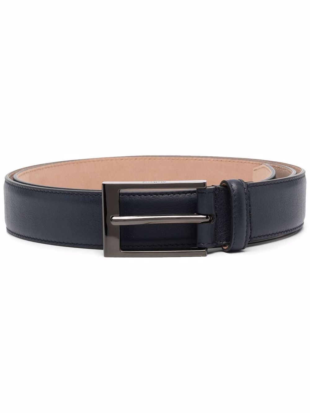 rectangle buckle belt - 1