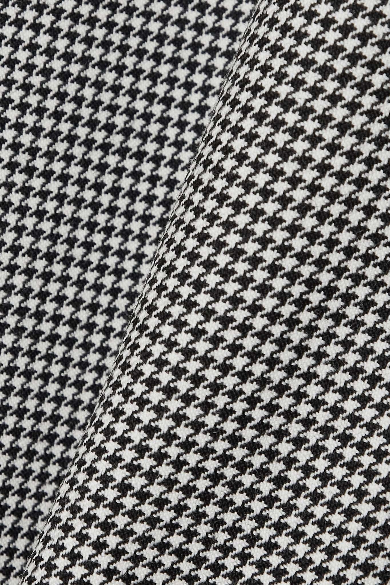 Houndstooth wool blazer - 4