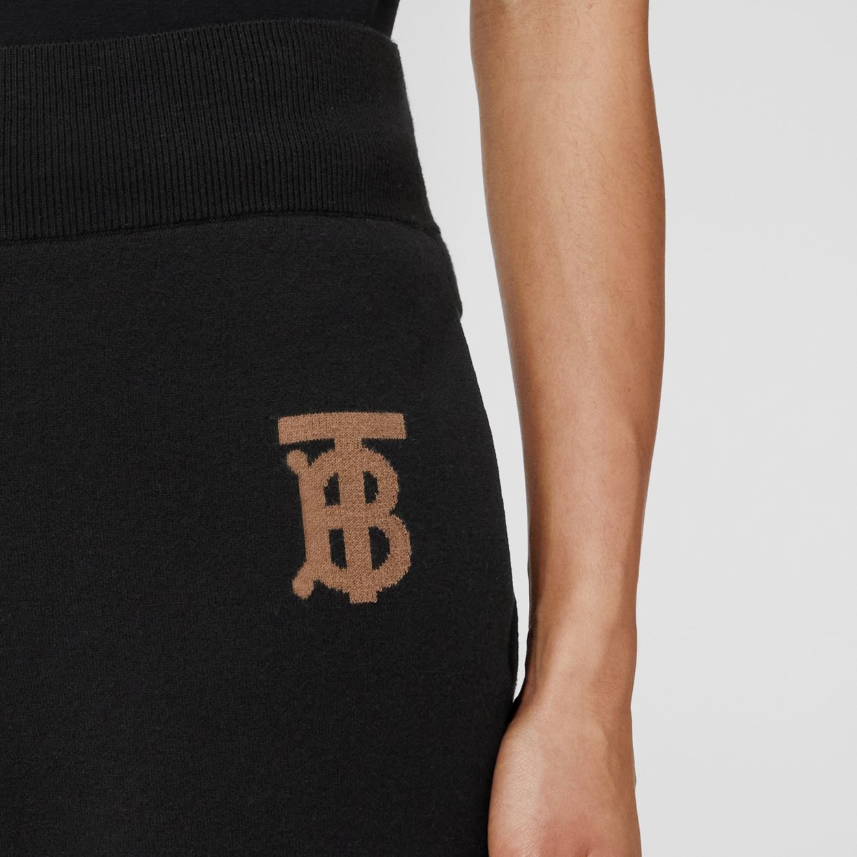 Monogram Motif Cashmere Blend Jogging Pants - 3