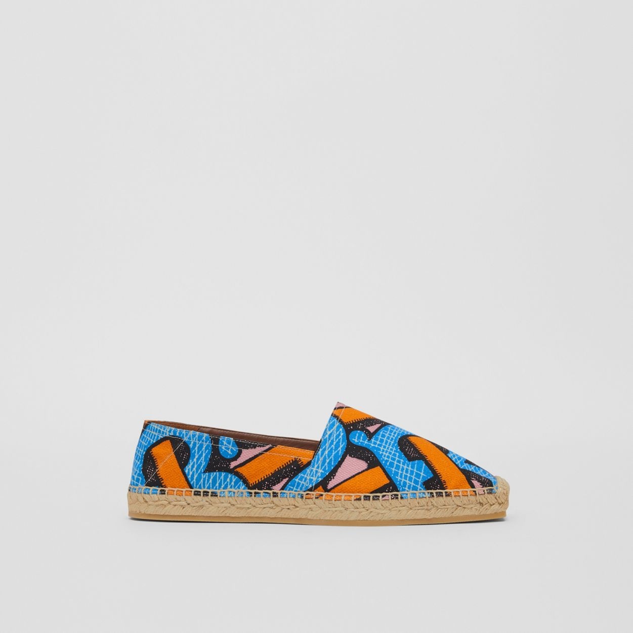 Monogram Print Cotton Canvas Espadrilles - 1