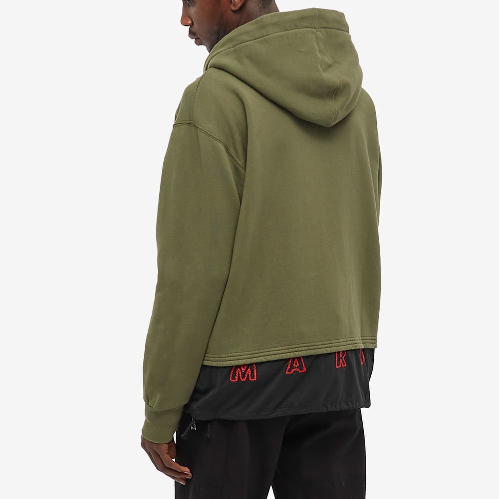 Marni Zip Through Logo Back Hoody - 7