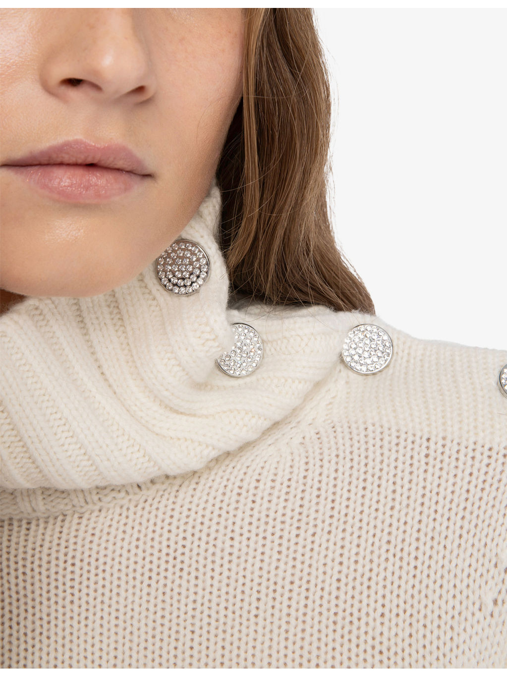 Nalma High-Neck Cashmere Jumper - 5