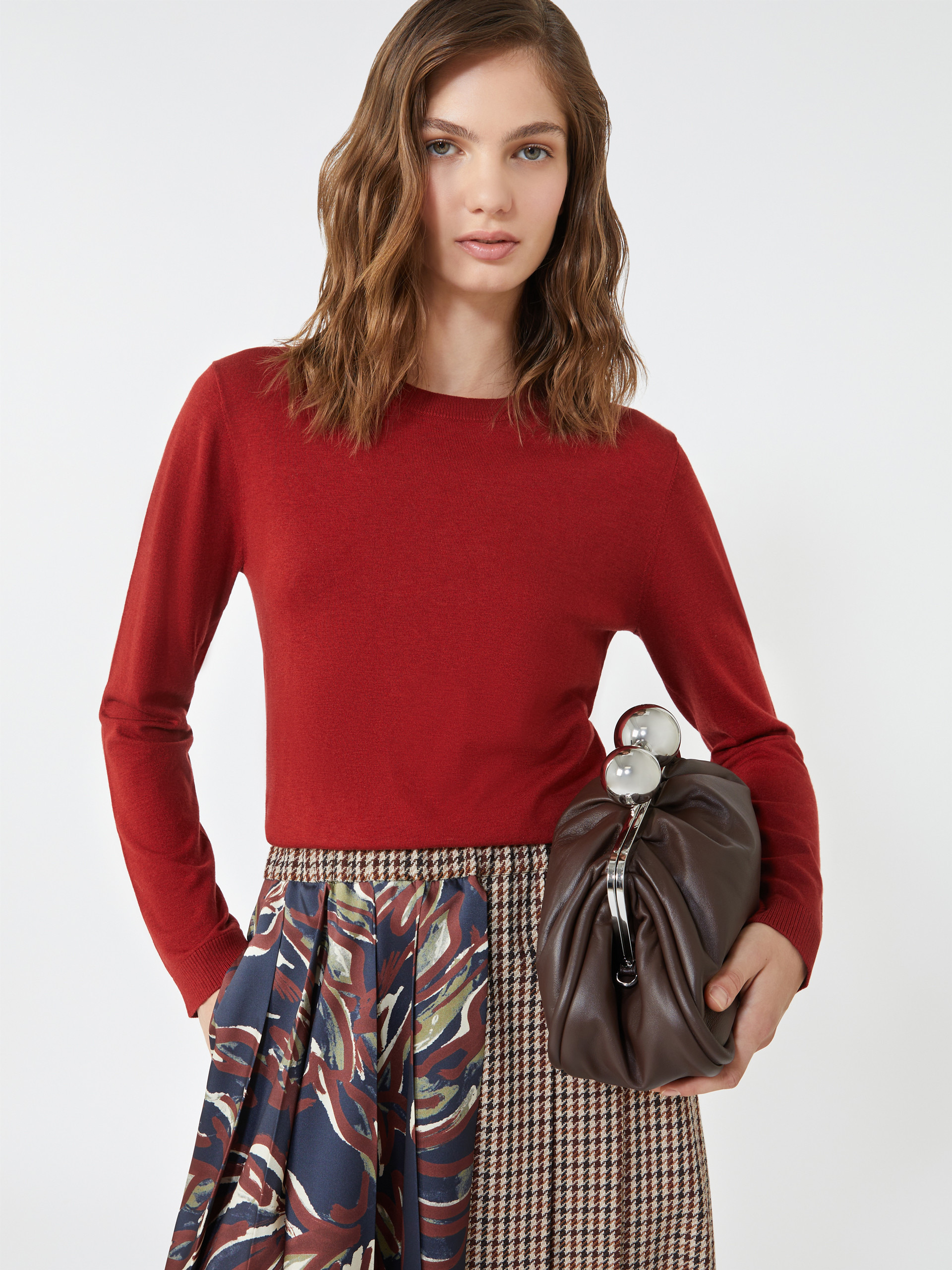 SICILIA Silk and wool yarn jumper - 5