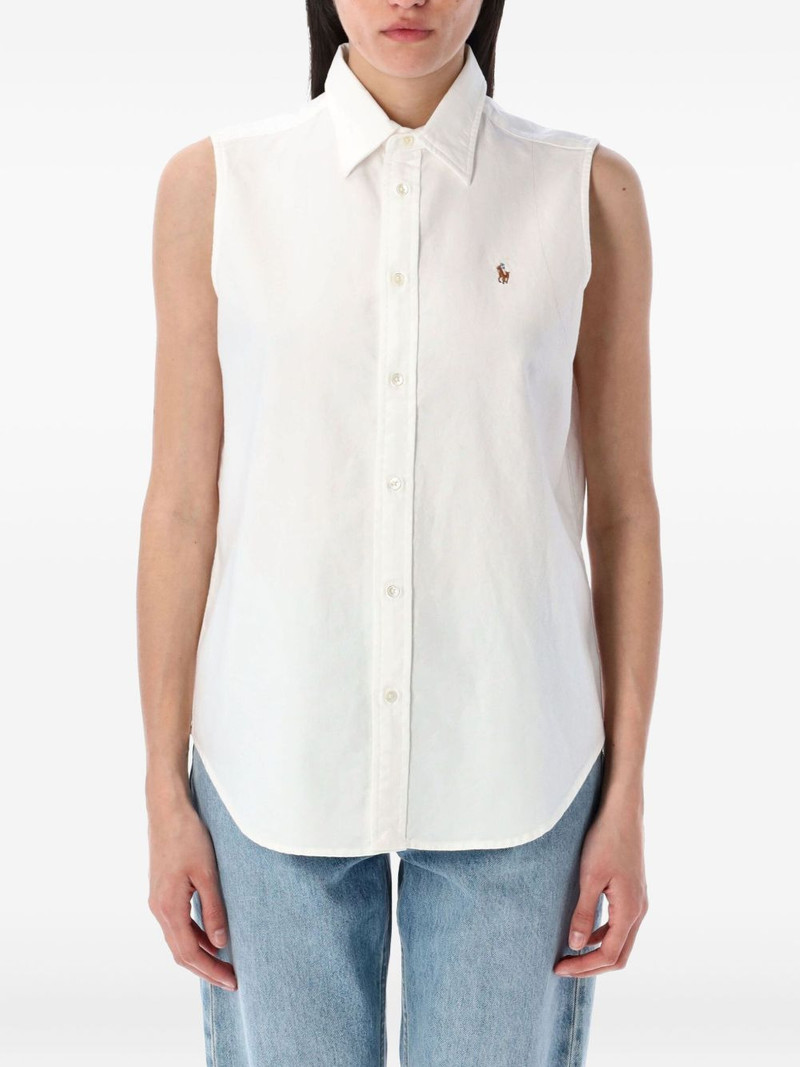 sleeveless button-up shirt 1