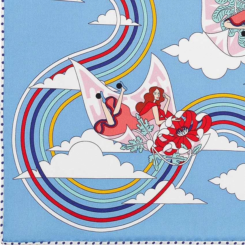 Carres Volants scarf 70 - 3