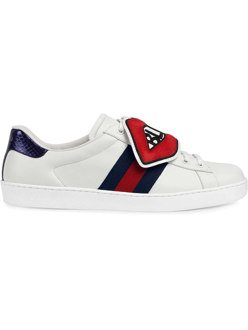 Ace sneaker with removable embroideries  - 1