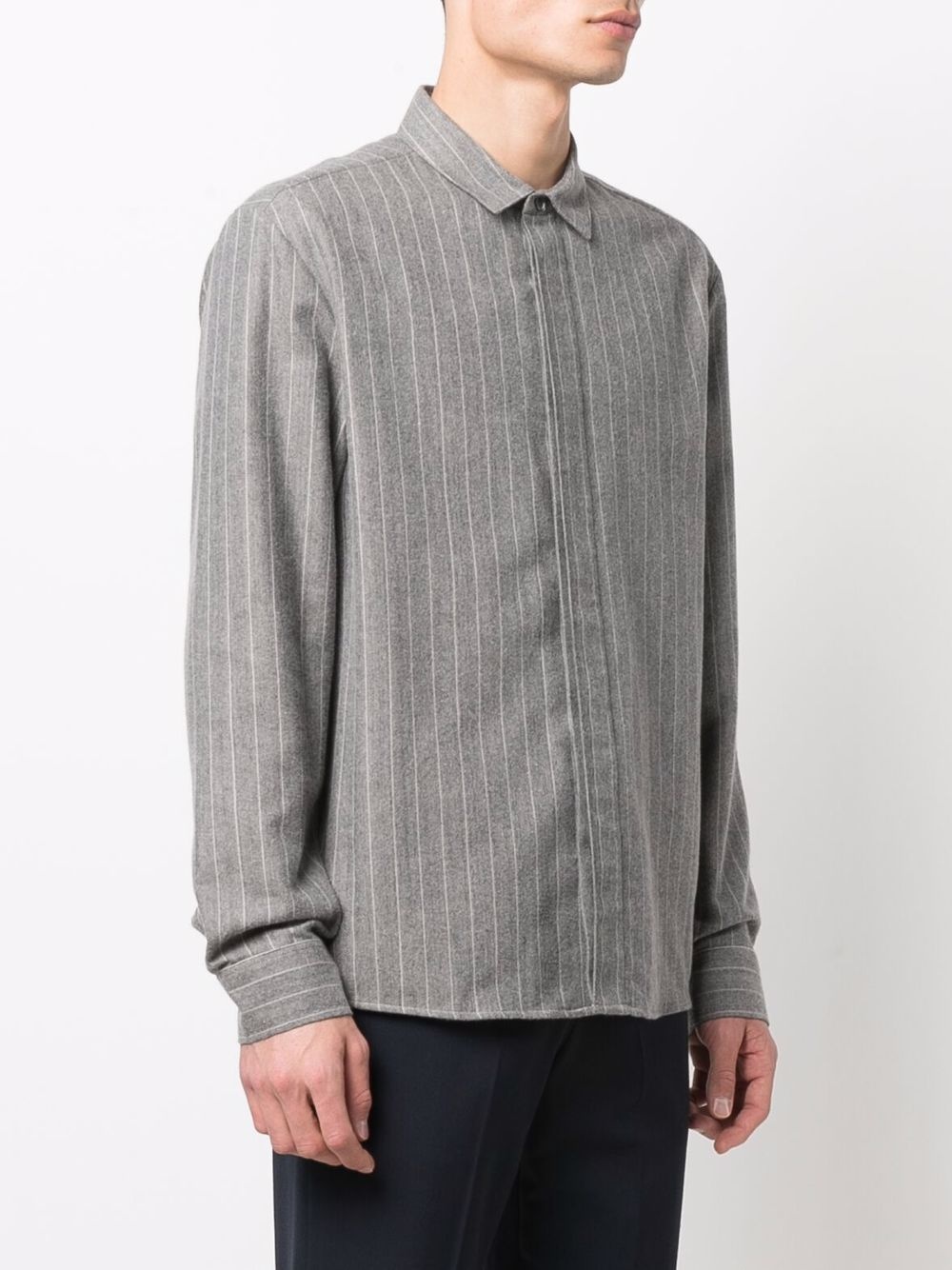 Soave pinstripe overshirt - 3