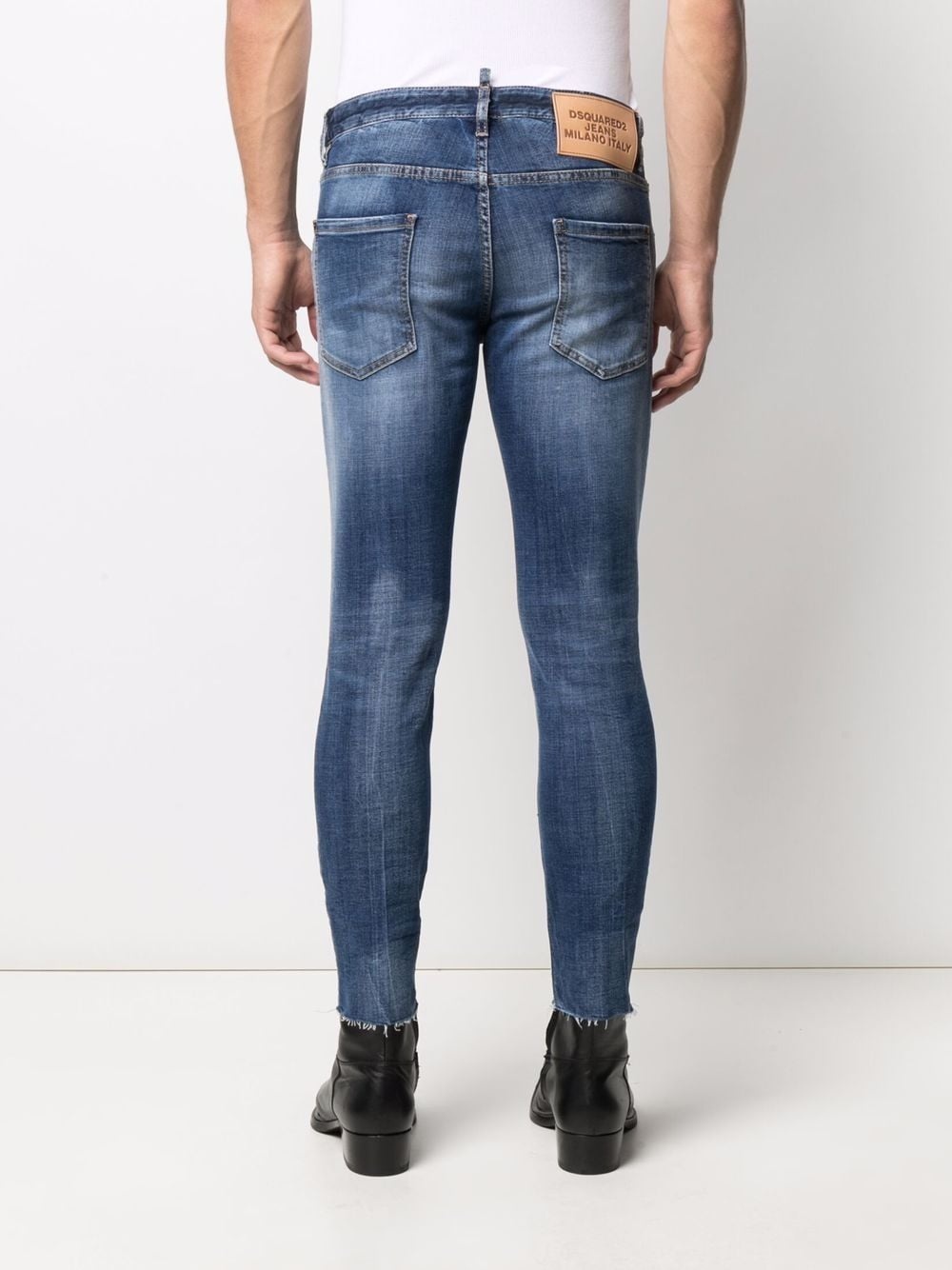 mid-rise skinny jeans - 4