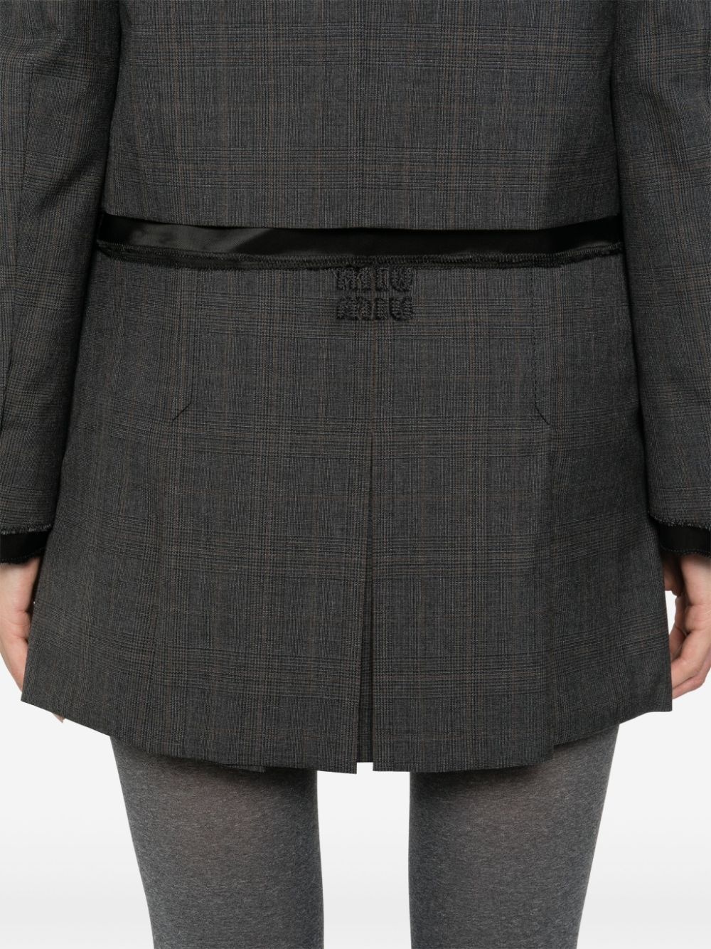 logo-patch mini skirt - 5