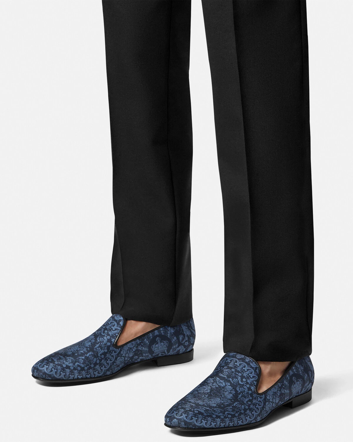 Barocco Satin Slippers - 3